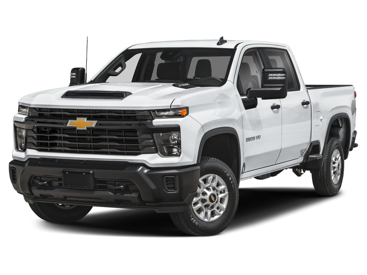 2025 Chevrolet Silverado 2500 HD ZR2 in Summit White — front three-quarter view
